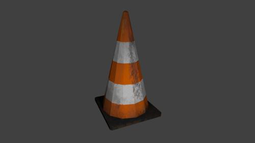 orange street cone preview image